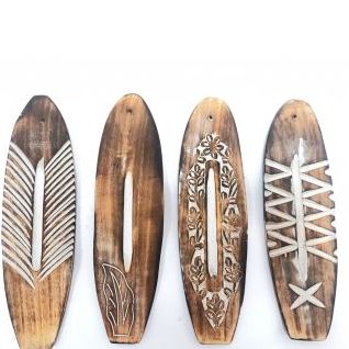 Incensario TABLA madera modelo SURF